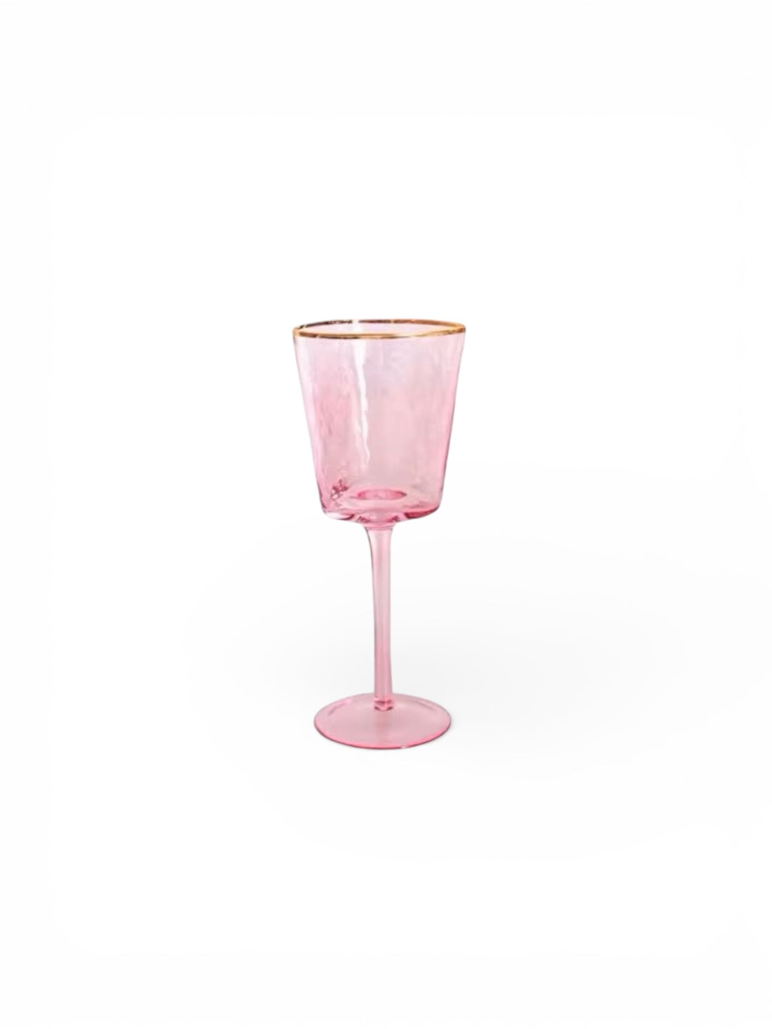 Glasses light pink with gold rim