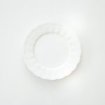 White charger plate