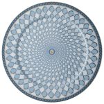 Light blue charger plate