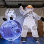 Inflatable astronaut