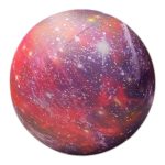 Inflatable galaxy purple planet