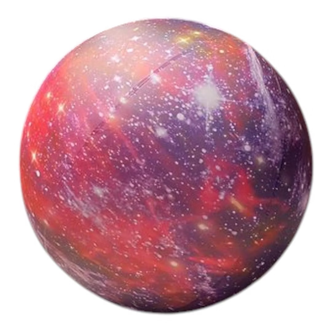 Inflatable galaxy purple planet
