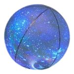 Inflatable galaxy blue planet