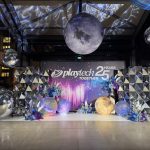 Inflatable galaxy blue planet