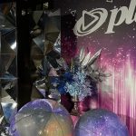 Inflatable galaxy blue planet