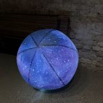 Inflatable galaxy blue planet