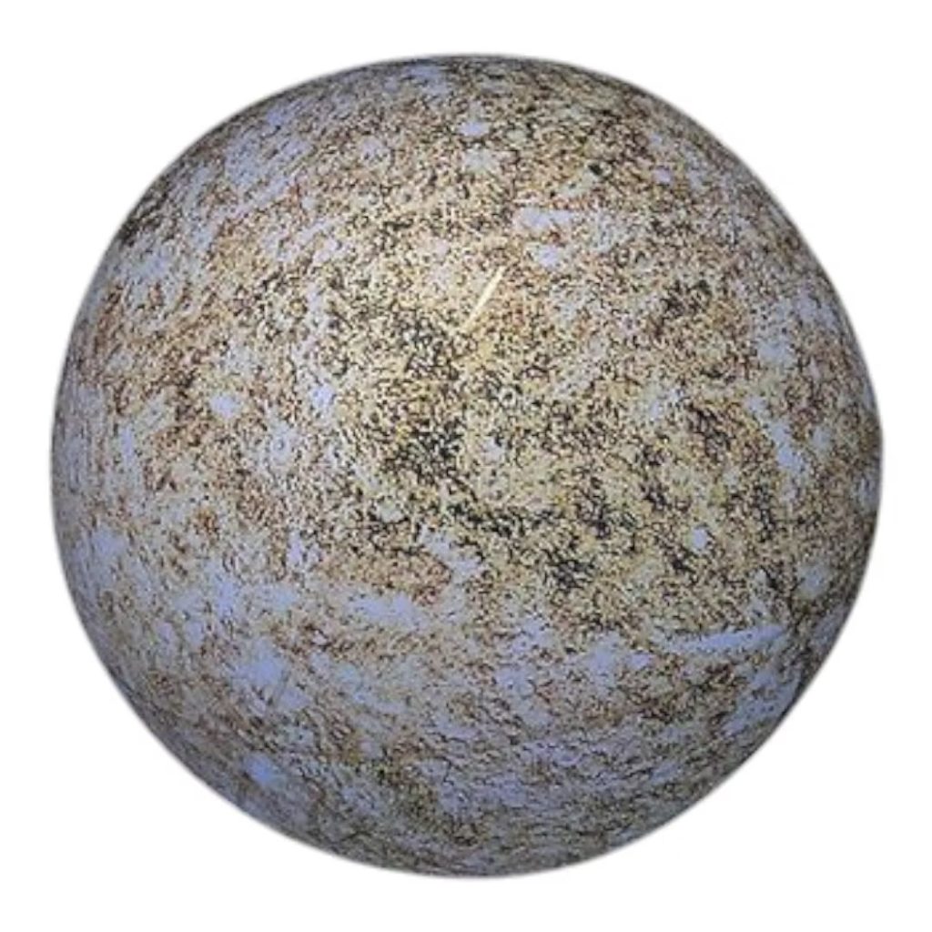 Inflatable ochre yellow planet