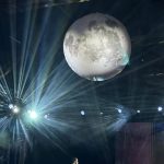 Inflatable gray planet