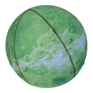 Inflatable green planet