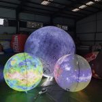 Inflatable blue planet