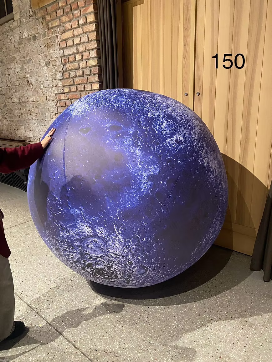 Inflatable blue planet