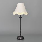 Dark silver leg for table lamp