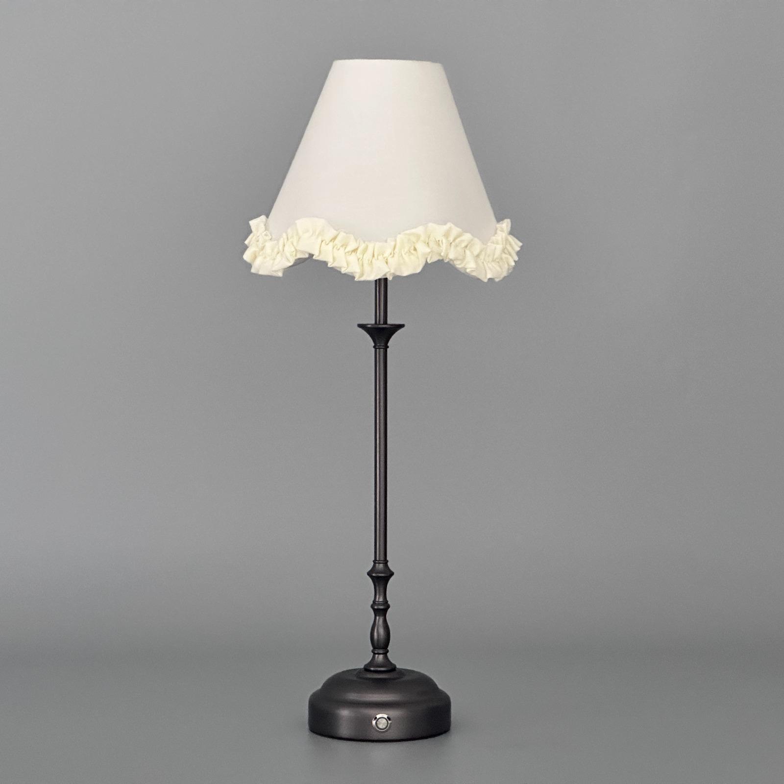 Dark silver leg for table lamp