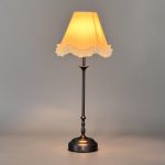 Dark silver leg for table lamp