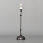 Dark silver leg for table lamp