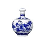 Blue legs for table lamp