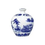 Blue legs for table lamp