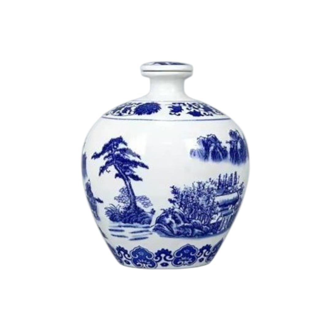 Blue legs for table lamp