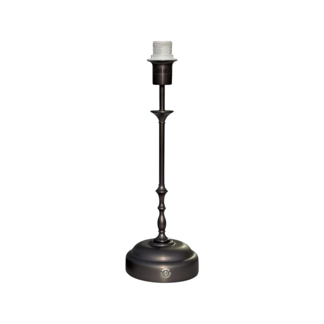 Dark silver leg for table lamp