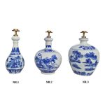 Blue legs for table lamp