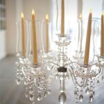 Transparent candle holders