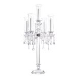 Transparent candle holders