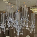 Transparent candle holders