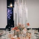 Transparent candle holders