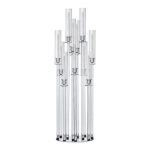 Transparent candle holders