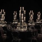 Transparent candle holders