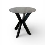 Table with dark glass