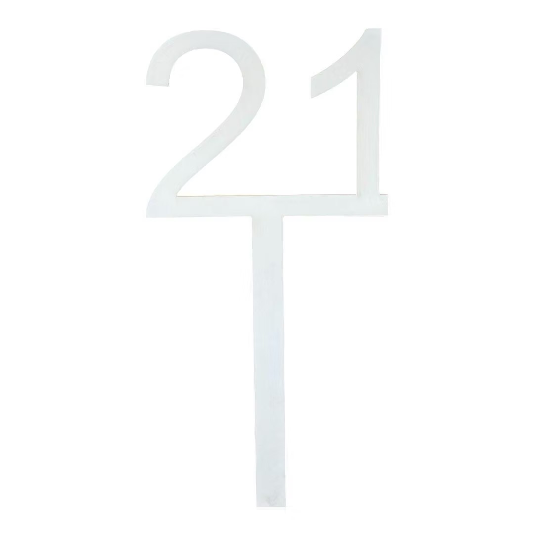 White table numbers (1-30)