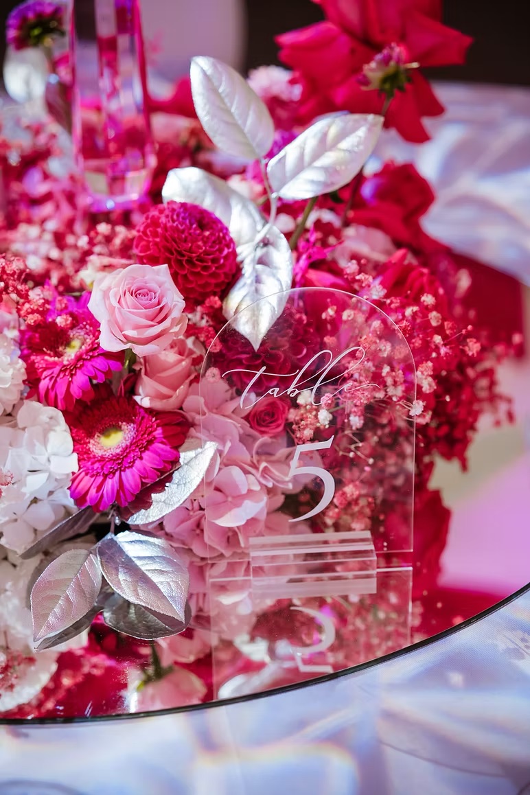 Transparent table numbers (1-25) !Need to buy!