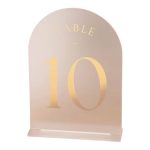 Matte table numbers (1-14)