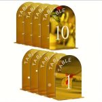 Gold table numbers (1-20)