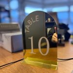 Gold table numbers (1-20)