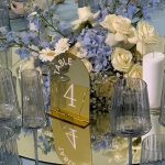 Gold table numbers (1-20)