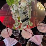 Black table numbers (1-15)