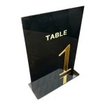 Black table numbers (1-20)