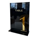 Black table numbers (1-20)