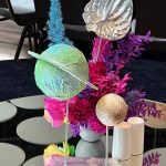 Planet table decoration