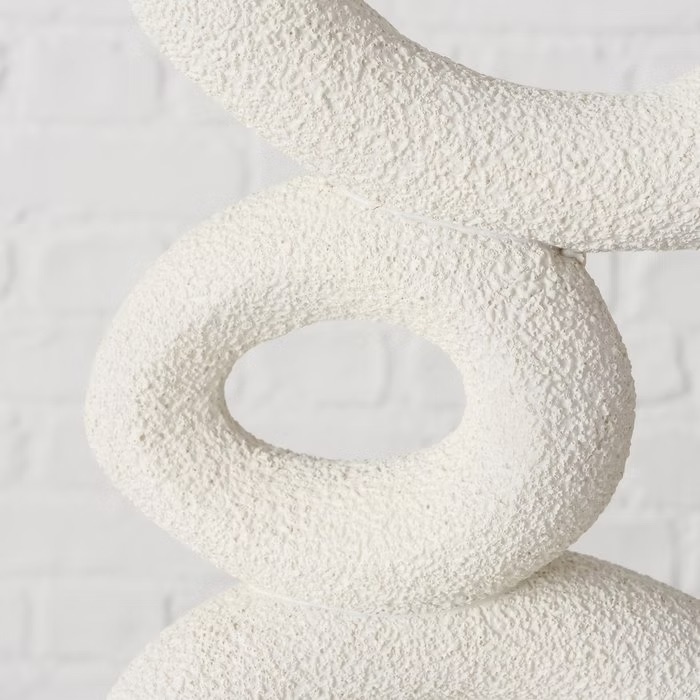 Sculpture cream-white