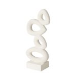 Sculpture cream-white