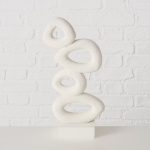 Sculpture cream-white
