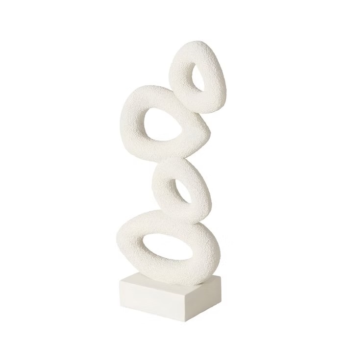 Sculpture cream-white