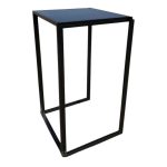 Black standing table