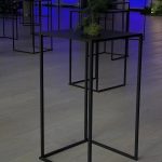 Black standing table