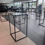 Black standing table