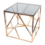 Coffee table rose gold