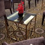 Coffee table rose gold